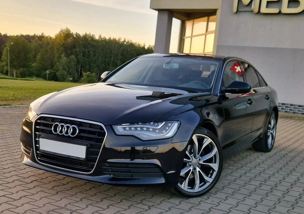 Audi A6 cena 59999 przebieg: 180000, rok produkcji 2013 z Mława małe 191